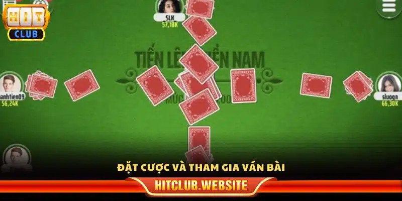 Thực hiện đặt cược và bước vào ván chơi